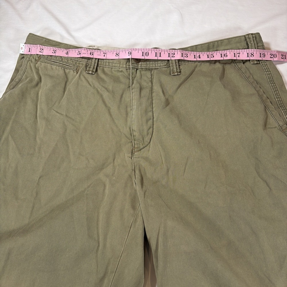 Polo Ralph Lauren Shorts Mens 38 Olive Green Relaxed Fit Chino 10 Inseam Casual - Picture 4 of 8
